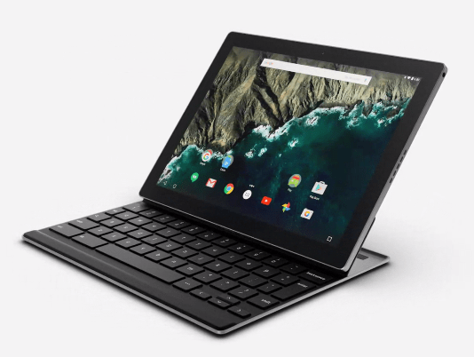 Pixel C Docked with Keyboard