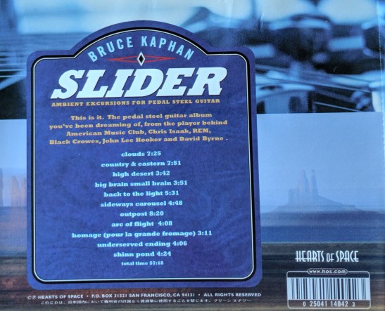 Slider - Back Side CD